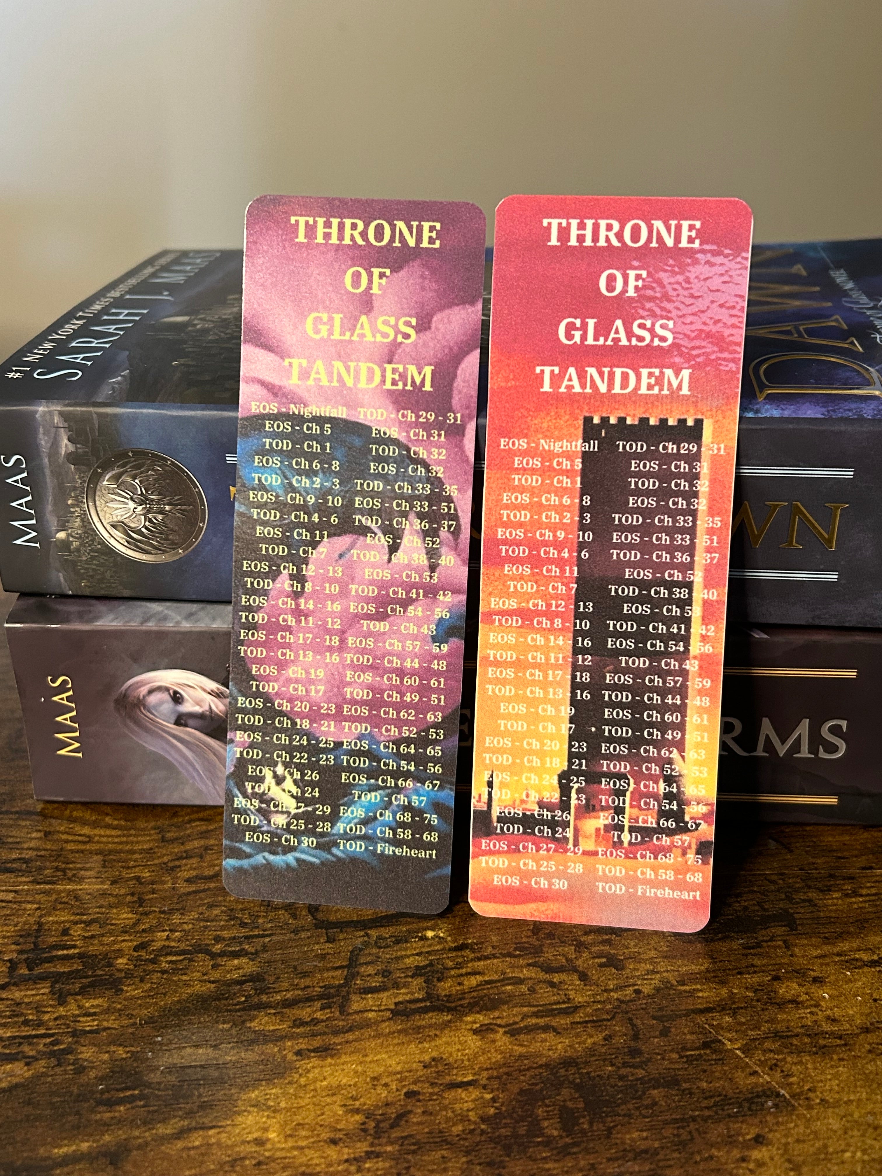 Throne of Glass Tandem Bookmarks